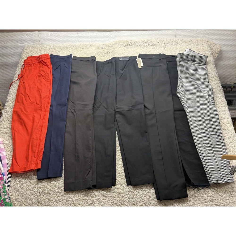 J Crew Banana Republic Resellers Lot Sizes 8-12 8 Pants, 5 Skirts, 1 Shorts EUC